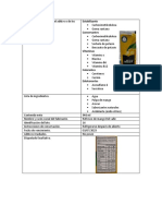 Identificación y Nombre Del Aditivo o de Los Aditivos Presentes