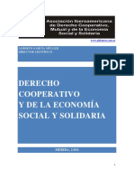 Derecho Cooperativo Economia Social Solidaria
