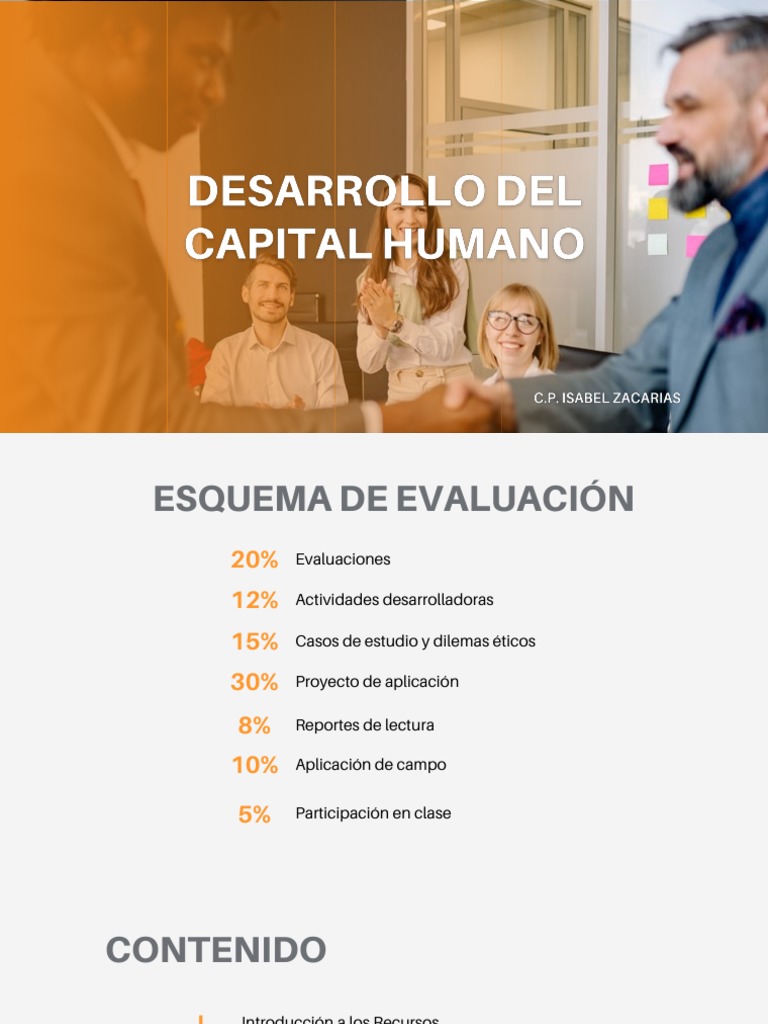Desarrollo Del Capital Humano Pdf Gestión De Recursos Humanos