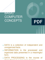 Basic Concept of A Computer