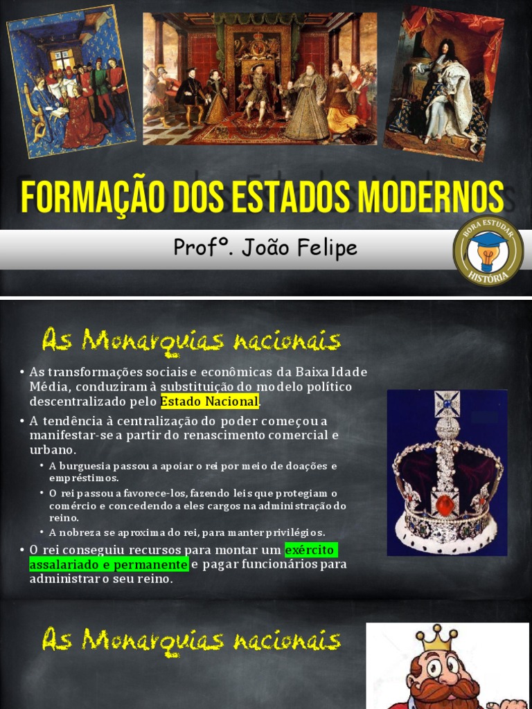 Formação Dos Estados Modernos | PDF | Reino da França | Península Ibérica