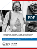 Protección Social y Respuesta Al COVID-19 en América Latina y El Caribe - Innovaciones en Los Sistemas de Registro y Pago