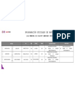 Programación Oficiales de Partido Fecha3 Playoff Campeonato Liga Femenina 2023