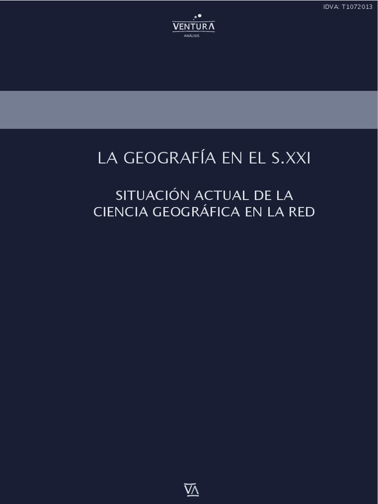 Geografía en el Siglo XXI: Estado Actual | PDF | Blog | Facebook