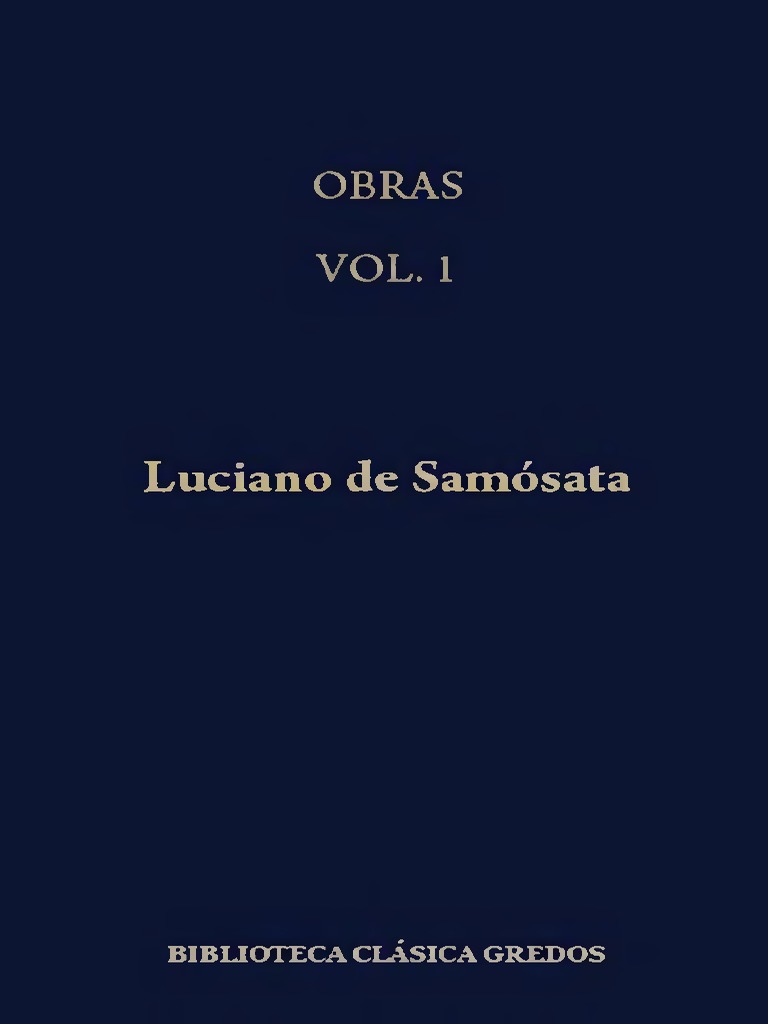 Luciano de Samosata Relatos Verídicos Texto PDF