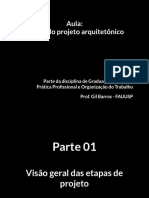 Etapas Do Projeto. Desenvolvimento e Detalhamento de Projeto Arquitetônico