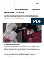Pandemias y Progreso