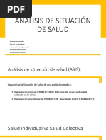 Análisis de Situación de Salud (ASÍS) | PDF | Salud pública | Epidemiología