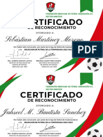 Diploma Seleecion de Futbol