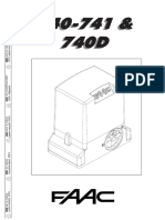 Manual Faac 740-741 B