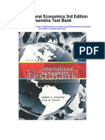International Economics 3rd Edition Feenstra Test Bank