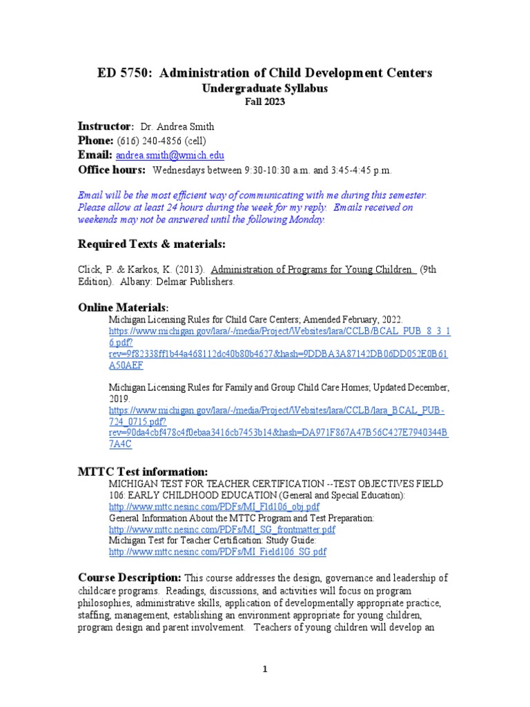 ED 5750 UG Syllabus Fall 2023 PDF Educational Technology Early