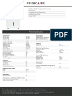 Product Specifications Sheet