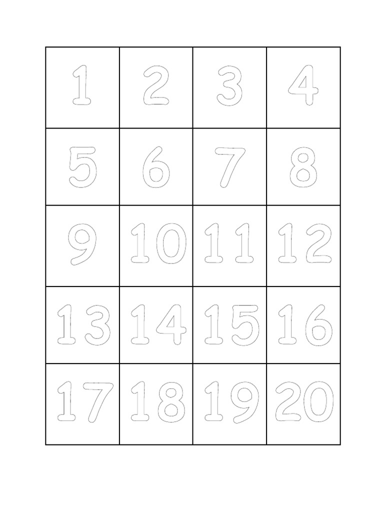 Number Grid | PDF
