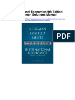 International Economics 9th Edition Krugman Solutions Manual
