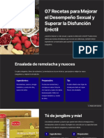 07 Recetas para Mejorar El Desempeno Sexual y Superar La Disfuncion Erectil