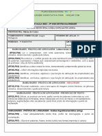 Plano de Português - 04 A 08-09