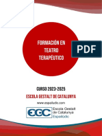 Formación Teatro Terapéutico 2023