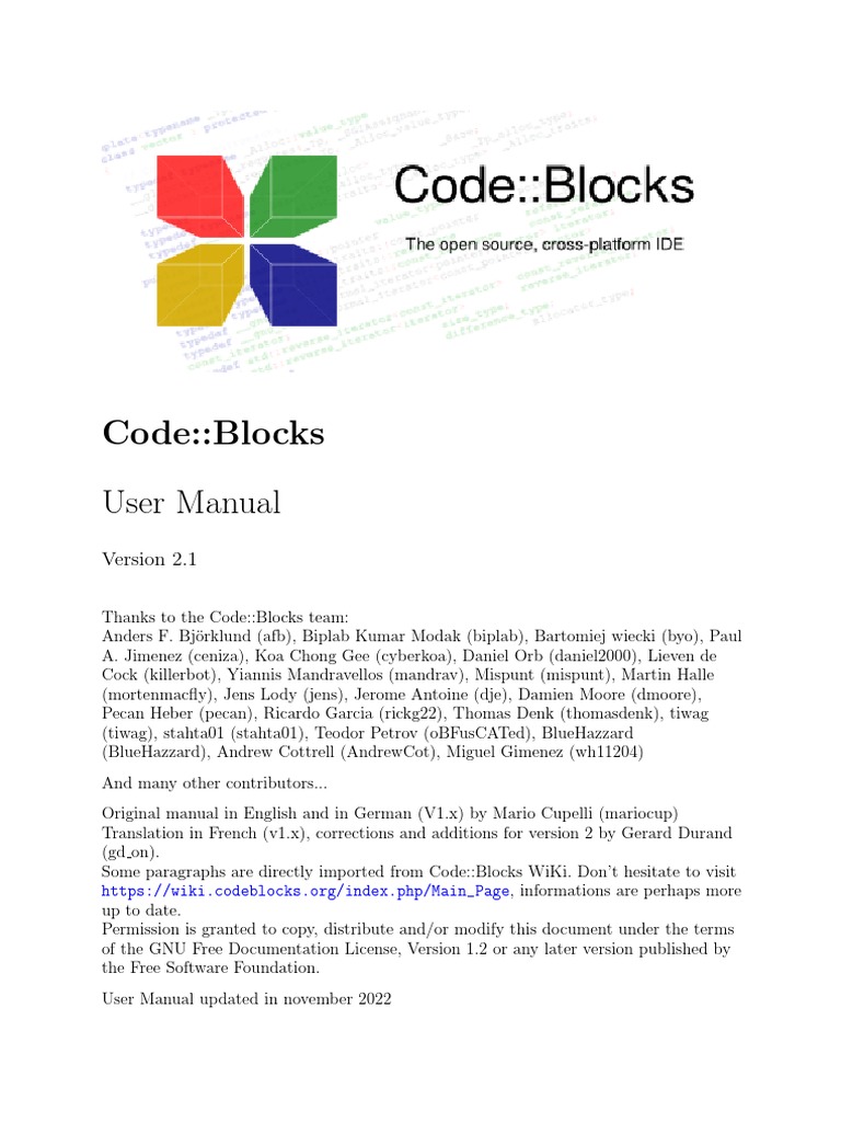 Manual Codeblocks en | PDF | Computer File | Source Code