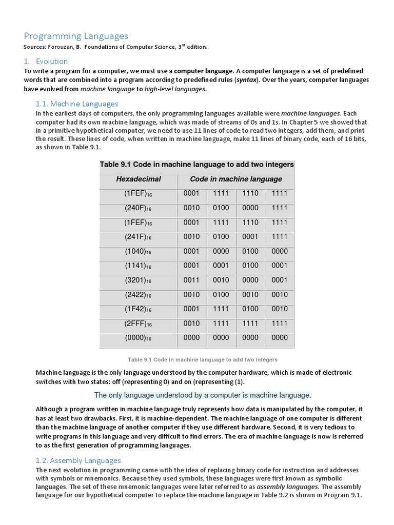 Programming Languages | PDF | Java Virtual Machine | Programming