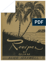 Recipes of Guam - Alice Maxwell - (1954)
