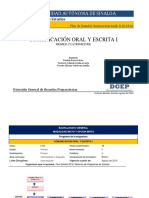 Comunicación Oral Y Escrita I: Universidad Autónoma de Sinaloa