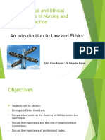 1 - NUM1205 - An Introduction To Law and Ethics - SV