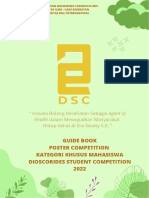 Guidebook For Poster Competition Mahasiswa DSC 2022