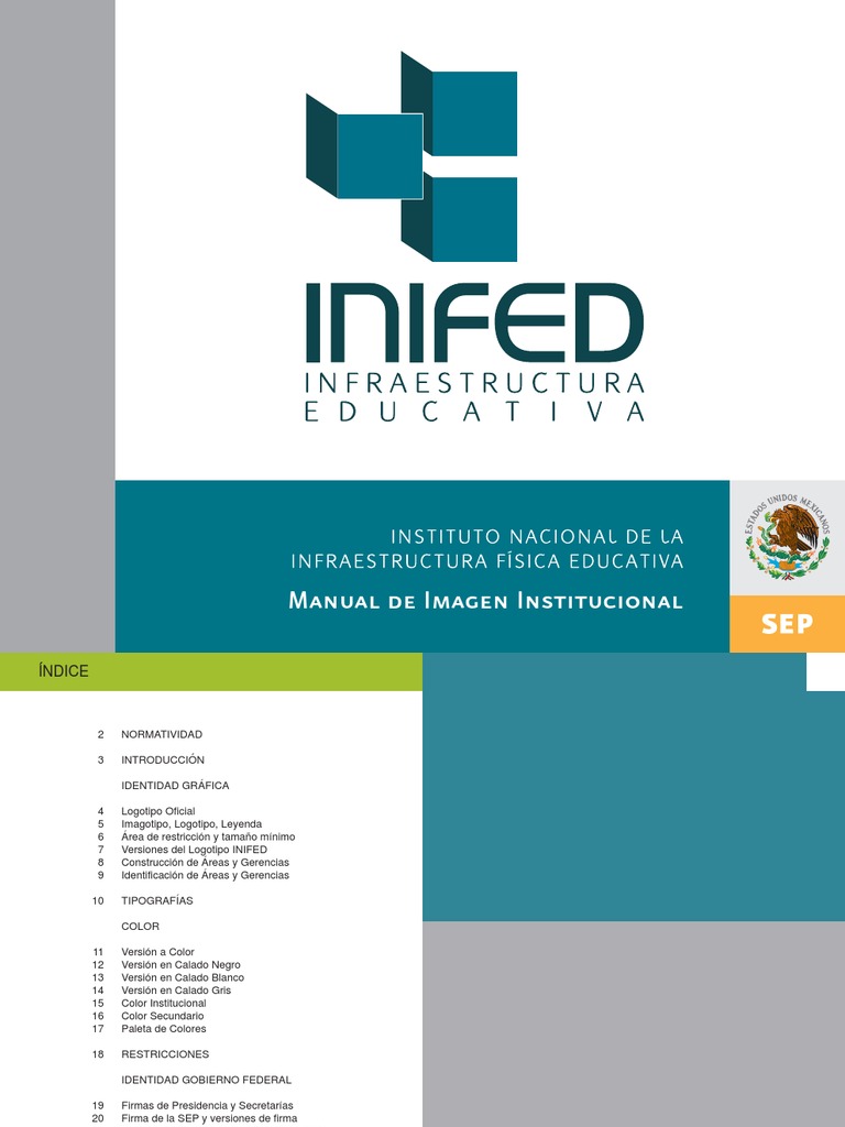 Manual de Imagen Institucional INIFED | PDF | Color | Internet