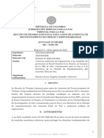 Auto Del Llamado Al Fiscal Por Parte de La JEP