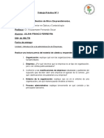 JULIAN FRANCO FERREYRA Trabajo Practico #1 - Introduccion A La Administración de Empresas