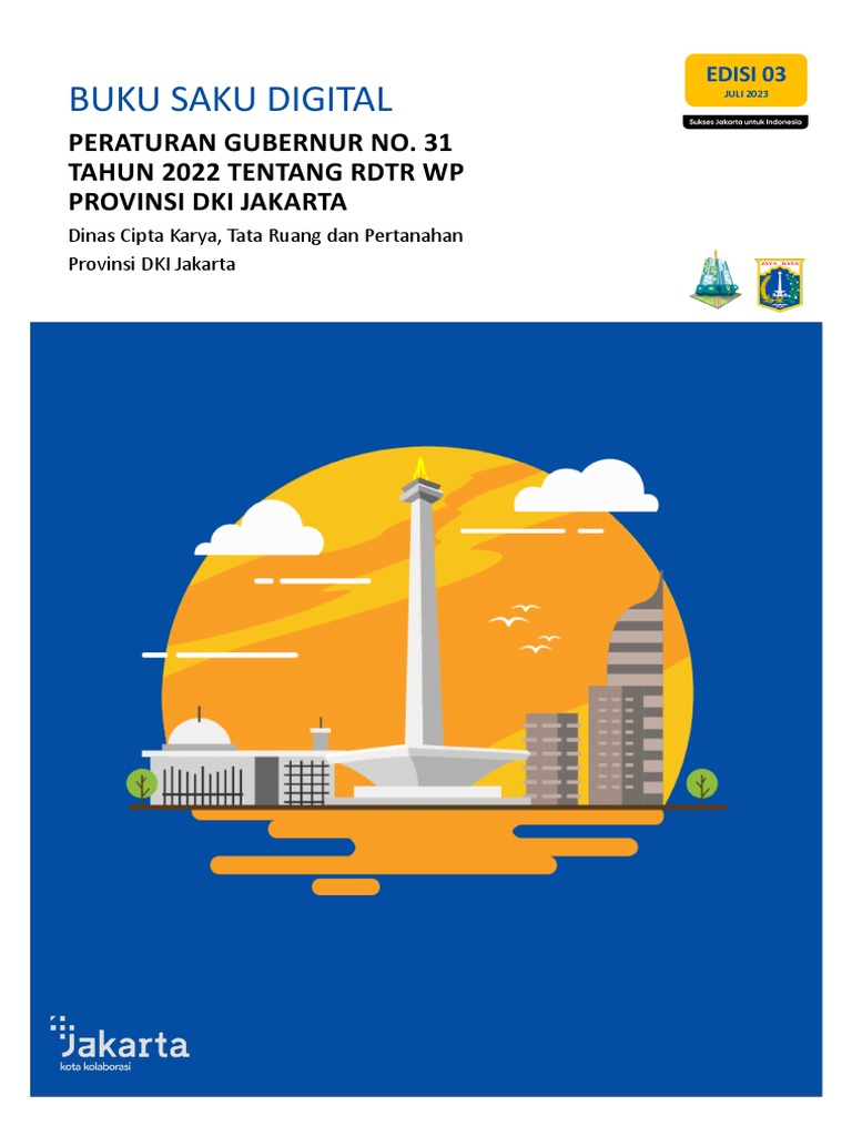 Buku Saku Digital RDTR DKI Jakarta | PDF