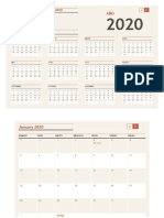 Calendario de Cualquier Año Con Días Festivos EXCEL