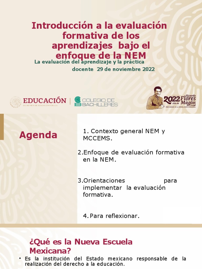Evaluación Formativa en la NEM | PDF | Evaluación | Plan de estudios