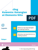 Ang Maikling Kuwento: Katangian at Elemento Nito: Aralin 1