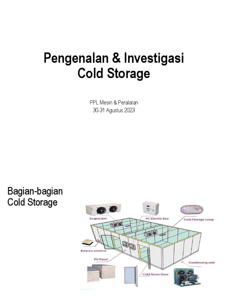 03 - Investigasi Cold Storage | PDF