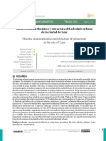 Caracterización Florística y Estructura Del Arbolado Urbano de La Ciudad de Loja