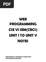 Web Programming