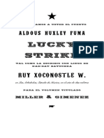 Aldous Huxley Fuma Lucky Strike 2011