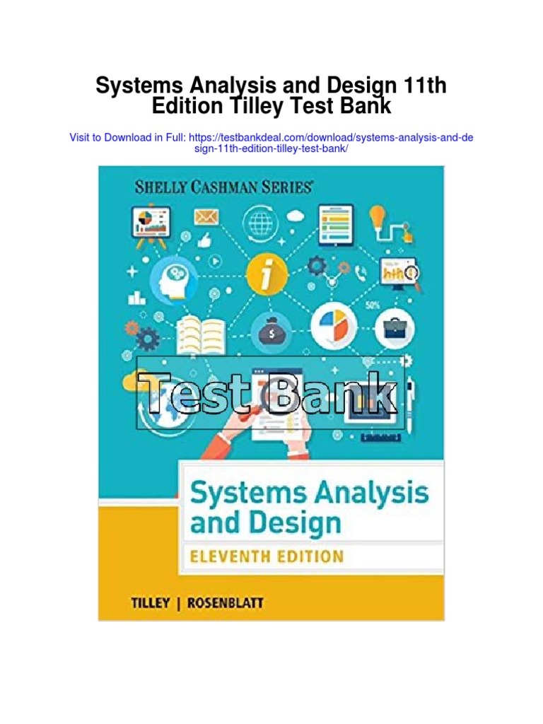 Systems Analysis and Design 11th Edition Tilley Test Bank PDF Radio
