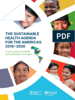 The Sustainable Health Agenda For The American 2018-2030