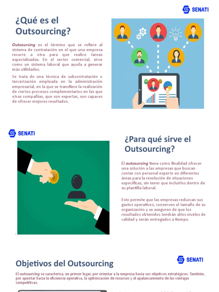Objetivos y Ventajas del Outsourcing | PDF | Outsourcing | Business