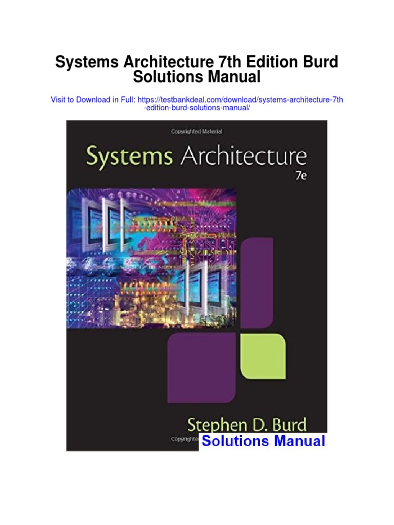 Systems Architecture 7th Edition Burd Solutions Manual | PDF | Computer ...