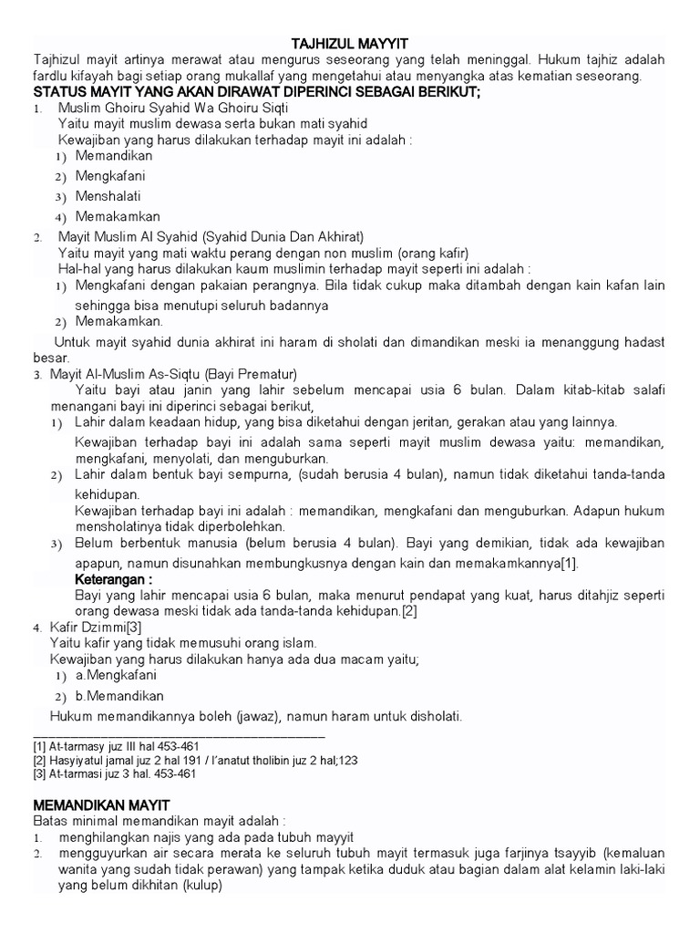 Tajhizul Mayyit | PDF