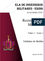 Taller 1 - Corte 1 Resiatencia de Materiales