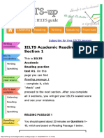 IELTS Academic Reading Practice 1