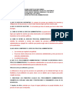 Tarea 1. El Derecho Procesal Administrativo y El Procedimiento Administrativo