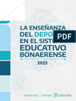 La Enseñanza Del Deporte en El Sistema Educativo Bonaerense-2023