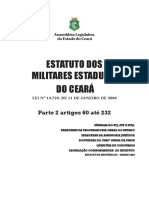 Estatuto Dos Militares Estaduais Do Ceará - Parte 2