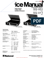 Panasonic National sg-v01 sg-v11 SM